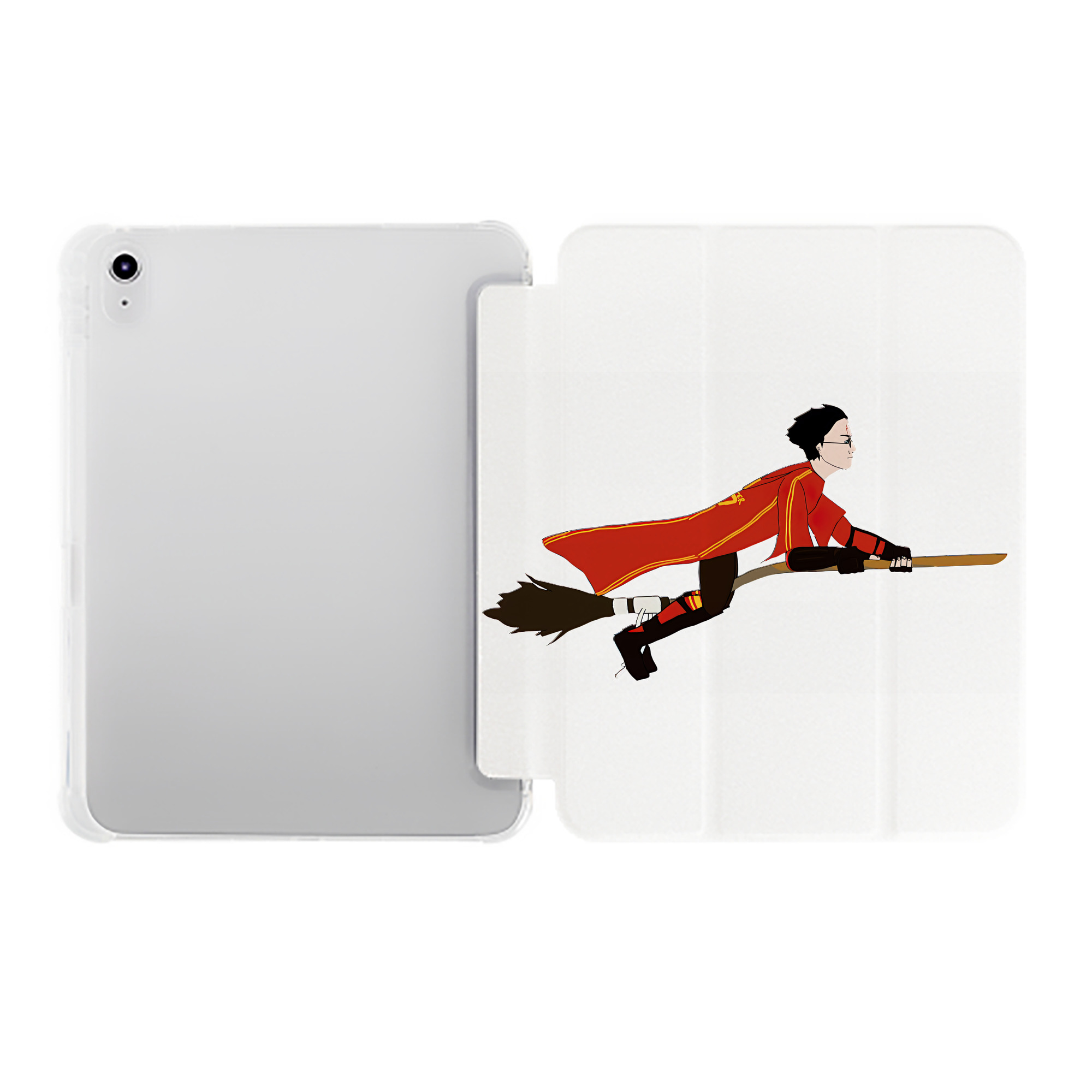 （画像用） Harry Potter ハリー・ポッターシリーズ IPad ケース ペン収納付き 三つ折りスタンド PUレザー×シリコン 対応機種9.5/10.5/10.9インチ